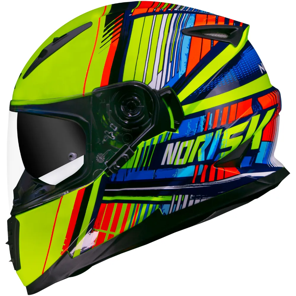 CAPACETE NORISK SOUL FF302 ADVANCE AMARELO