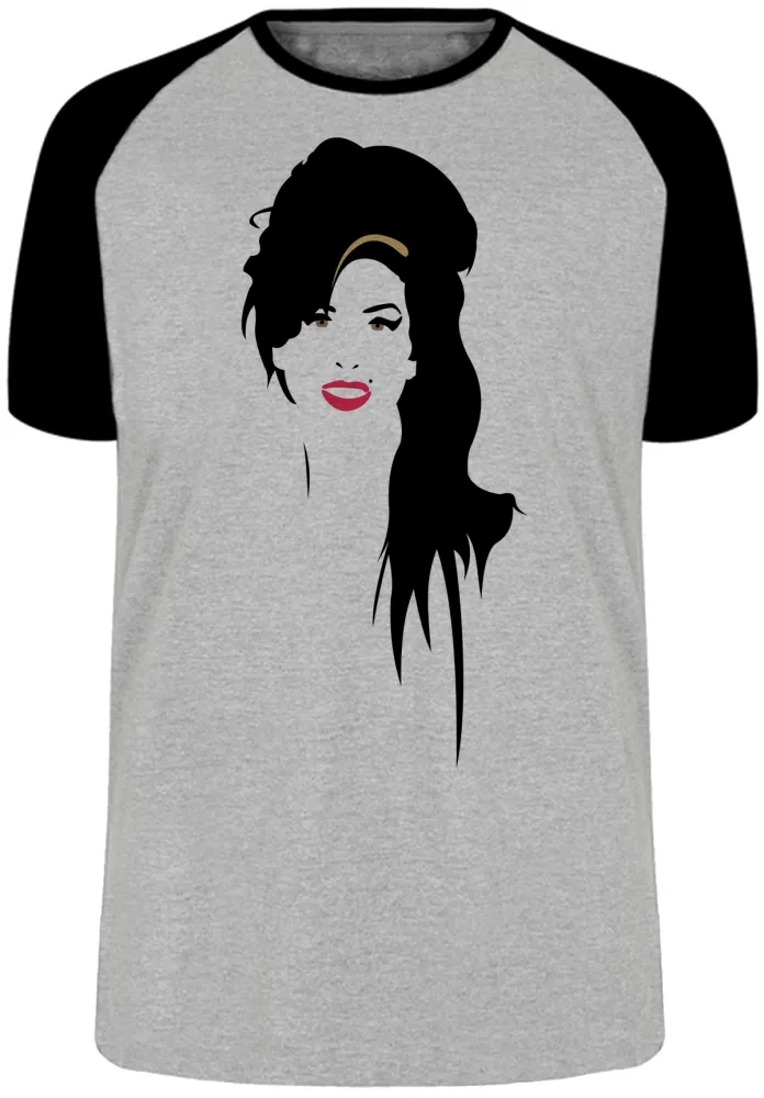 Camiseta adulto ou infantil Amy Winehouse Sorriso rock