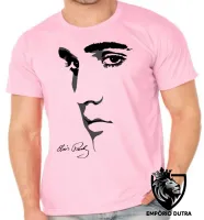 Camiseta adulto ou infantil Elvis Presley Rosto rock musica - Foto 4