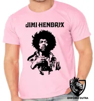 Camiseta adulto ou infantil Jimi Hendrix rei guitarra woodstock anos 60 - Foto 4