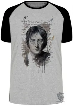Camiseta adulto ou infantil John Lennon Imagine