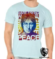 Camiseta adulto ou infantil John Lennon peace - Foto 5