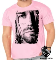 Camiseta adulto ou infantil Kurt Cobain face - Foto 4