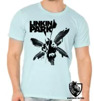 Camiseta adulto ou infantil Linkin Park Soldier banda rock chester - Foto 5