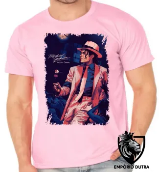 Camiseta adulto ou infantil Michael Jackson Smooth criminal - Foto 2