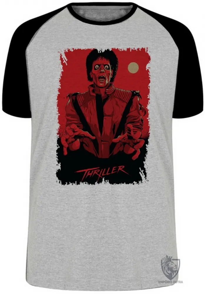 Camiseta adulto ou infantil Michael Jackson Thriller