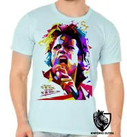 Camiseta adulto ou infantil michel jackson musica colorido - Foto 5