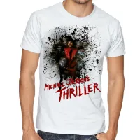 Camiseta adulto ou infantil michel jackson musica thriller - Foto 2