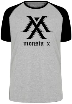 Camiseta adulto ou infantil monsta x k pop bts banda koreana musica