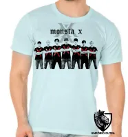 Camiseta adulto ou infantil montsa x k pop bts musica banda koreana - Foto 5