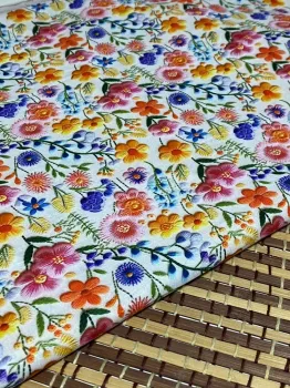  TECIDO TRICOLINE  DIGITAL 3d LAURA