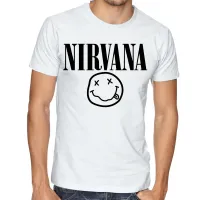 Camiseta adulto ou infantil nirvana carinha - Foto 2