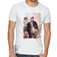 Camiseta adulto ou infantil Nirvana Kurt Cobain pintura - Foto 3