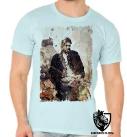Camiseta adulto ou infantil Nirvana Kurt Cobain pintura - Foto 5
