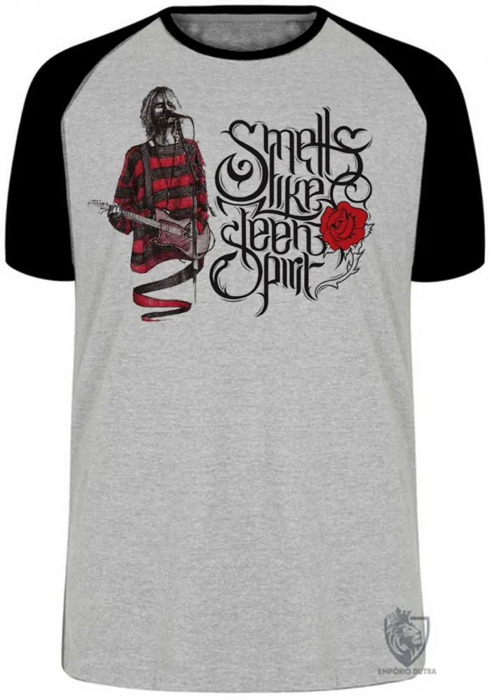 Camiseta adulto ou infantil Nirvana Smell Like teen spirit