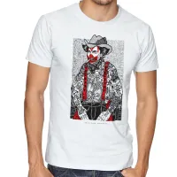 Camiseta adulto ou infantil Pearl Jam cowboy palhaço banda rock - Foto 3