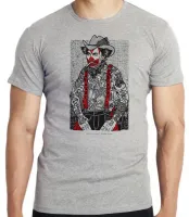 Camiseta adulto ou infantil Pearl Jam cowboy palhaço banda rock - Foto 4