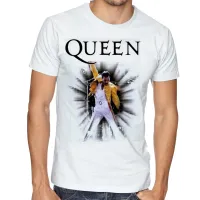 Camiseta adulto ou infantil queen Freddie Mercury cantor banda rock - Foto 2