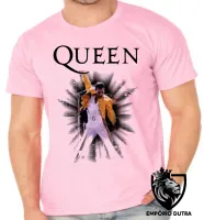 Camiseta adulto ou infantil queen Freddie Mercury cantor banda rock - Foto 4