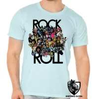 Camiseta adulto ou infantil Rock in roll bandas famosas - Foto 5