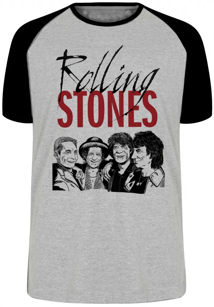 Camiseta adulto ou infantil rolling stones banda rock mick jagger