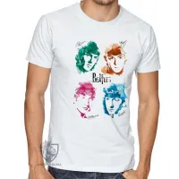 Camiseta adulto ou infantil The Beatles assinaturas - Foto 2