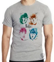 Camiseta adulto ou infantil The Beatles assinaturas - Foto 3