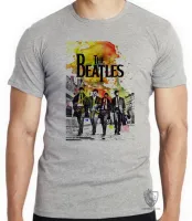 Camiseta adulto ou infantil The Beatles colorido - Foto 3