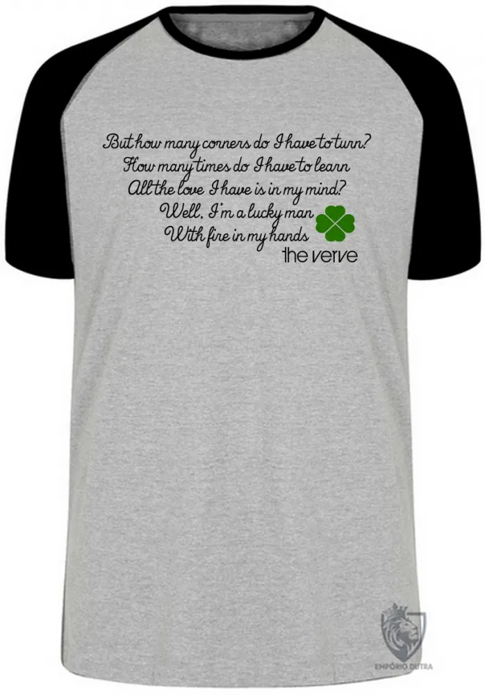 Camiseta adulto ou infantil The Verve lucky man Imagem