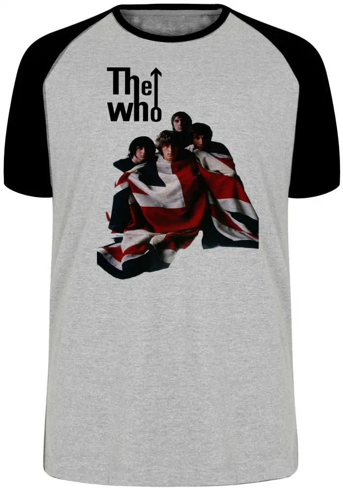 Camiseta adulto ou infantil the who banda rock inglaterra bandeira