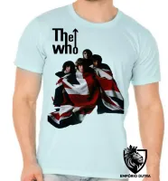 Camiseta adulto ou infantil the who banda rock inglaterra bandeira - Foto 5