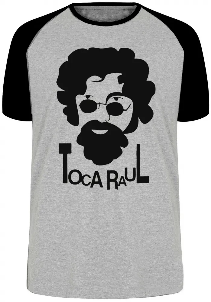 Camiseta adulto ou infantil Toca Raul Seixas Rei do Rock Brasileiro