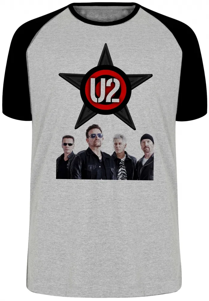 Camiseta adulto ou infantil u2 banda rock musica irlanda estrela banda Imagem