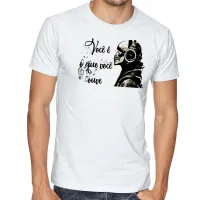 Camiseta adulto ou infantil Você é o que ouve musica caveira - Foto 2