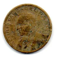 1947 - 50 Centavos - ERRO: Delaminação - Moeda Brasil - Foto 2