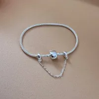 Pulseira de berloque prata alta 950 - 17 cm -  240955 - Foto 2