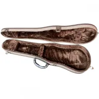 ESTOJO CASE VIOLINO MARROM&BEGE MILÃO LEILO CASES - Foto 4