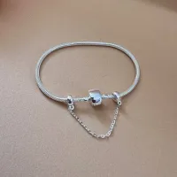 Pulseira de berloque prata alta 950 - 19 cm -  240955 - Foto 3