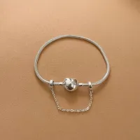 Pulseira de berloque prata alta 950 - 18 cm -  241343 - Foto 2