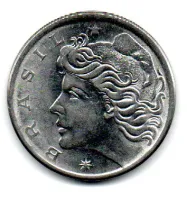 1975 - 50 Centavos - Inox - ERRO: Cunho Descentralizado - Moeda Brasil - Foto 2
