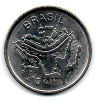 1985 - 50 Cruzeiros - Inox - ERRO: Disco Descentralizado (Boné) - Moeda Brasil - Foto 2