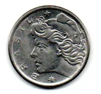 1974 - 10 Centavos - ERRO: Cunho Rachado - Moeda Brasil - Foto 2