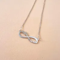 Colar de prata infinito com nome - CO250
