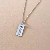 Pingente de Prata personalizado - Caligrafia - PIG106 - Foto 2