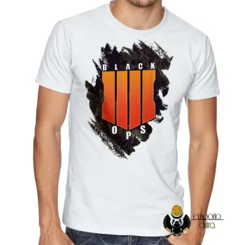 Camiseta adulto ou infantil call of duty black ops game tiro arma - Foto 2