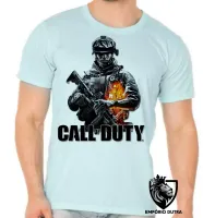 Camiseta adulto ou infantil Call of Duty soldado jogo game - Foto 5