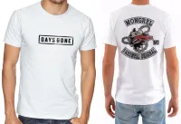 Camiseta adulto ou infantil Days Gone game moto harley - Foto 3