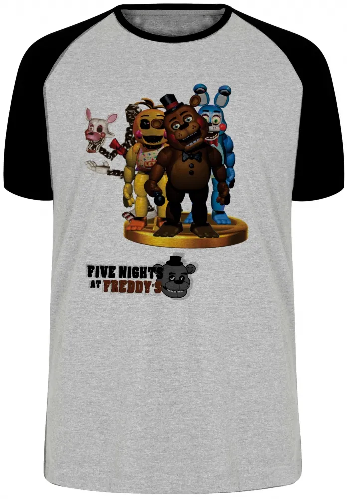 Camiseta adulto ou infantil Five Night at Freddys