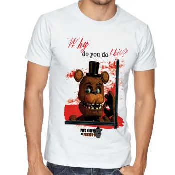 Camiseta adulto ou infantil Five Night at Freddys Five Urso - Foto 2