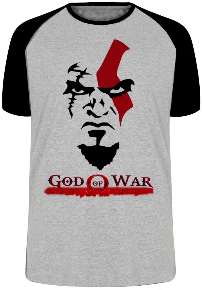 Camiseta adulto ou infantil God of War kratos jogo game Imagem